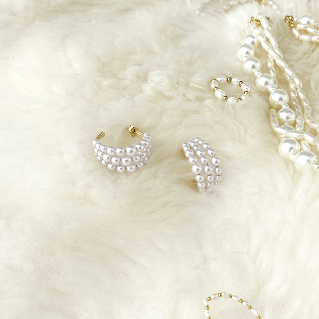 pearl ring earring