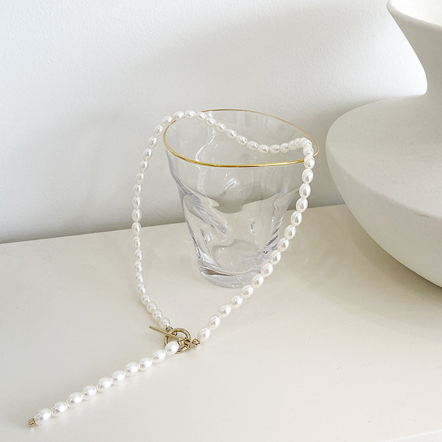 pearl drop necklace AC275